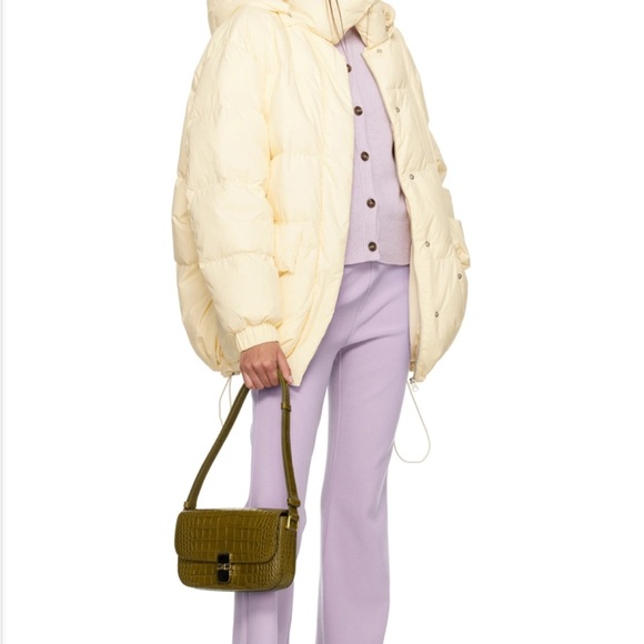 Frankie Shop Light Cream Puffer Jacket - Picture 3 of 6
